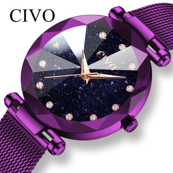 wristwatches civo ladies crystal watch magnet buckle women dress fashion quartz female stainless steel, Slivery;brown
wristwatches civo ladies crystal watch magnet buckle women dress fashion quartz female stainless steel, Slivery;brown