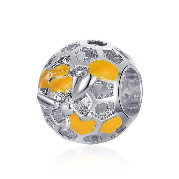 fit pandora charm bracelet european bee honeycomb enamel silver charms beads diy snake chain for women bangle necklace jewelry, Black
fit pandora charm bracelet european bee honeycomb enamel silver charms beads diy snake chain for women bangle necklace jewelry, Black