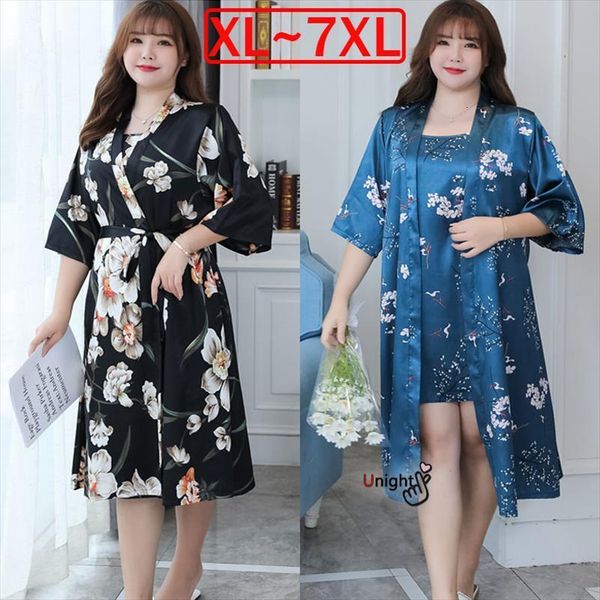 7xl dresses large size pajama womens sleepwears nightgown set night dress silk satin nightwear robes 2 piece women kimono summer, Black;red
7xl dresses large size pajama womens sleepwears nightgown set night dress silk satin nightwear robes 2 piece women kimono summer, Black;red