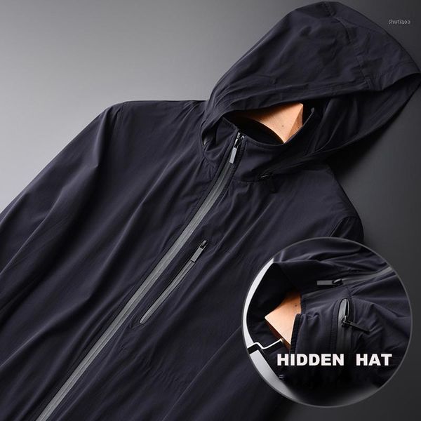 hat male hidden luxury thin fabric portable hooded mens and coats fashion stand collar jackets man m-4xl men's, Black;brown
hat male hidden luxury thin fabric portable hooded mens and coats fashion stand collar jackets man m-4xl men's, Black;brown