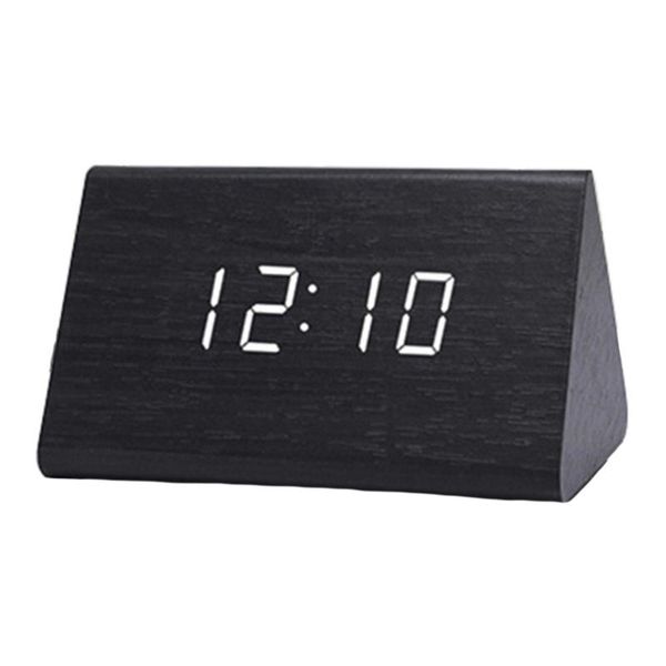 other clocks & accessories modern triangle led wooden alarm clock classical digital sound control desk (black wood and white light)
other clocks & accessories modern triangle led wooden alarm clock classical digital sound control desk (black wood and white light)