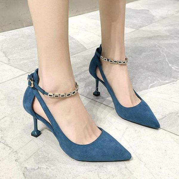 dress shoes woman crystal pointed toe pumps buckle band sandals stiletto high heels 2021 zapatos de mujer plataforma sexy, Black
dress shoes woman crystal pointed toe pumps buckle band sandals stiletto high heels 2021 zapatos de mujer plataforma sexy, Black