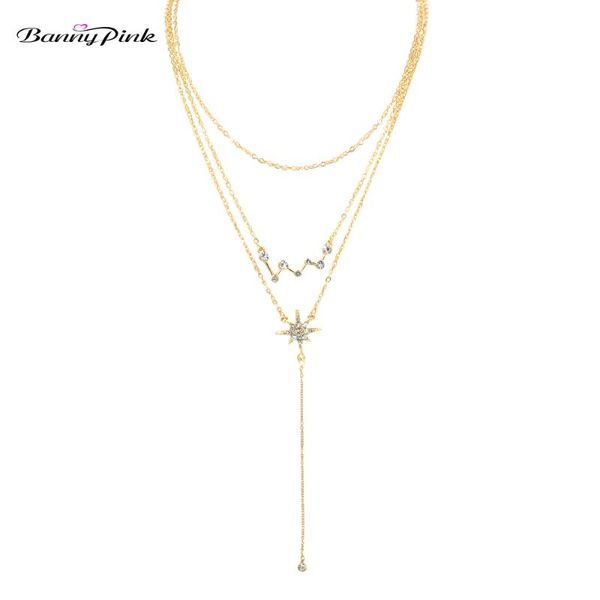 chokers banny pink chic rhinestone star music symbol long pendant choker necklace for women multilayer chain clavicle collar, Golden;silver
chokers banny pink chic rhinestone star music symbol long pendant choker necklace for women multilayer chain clavicle collar, Golden;silver