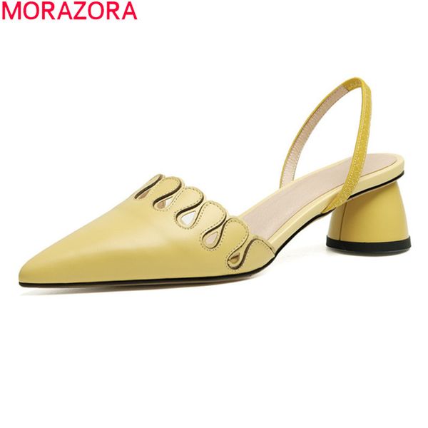 morazora brand women sandals summer shallow pointed toe ladies single shoes fashion yellow color party shoes 210506, Black
morazora brand women sandals summer shallow pointed toe ladies single shoes fashion yellow color party shoes 210506, Black