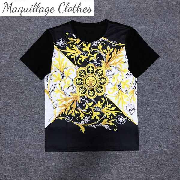 women's t-shirt 2021 summer chic women/men's casual retro print t-shirts men floral tee b751, White
women's t-shirt 2021 summer chic women/men's casual retro print t-shirts men floral tee b751, White