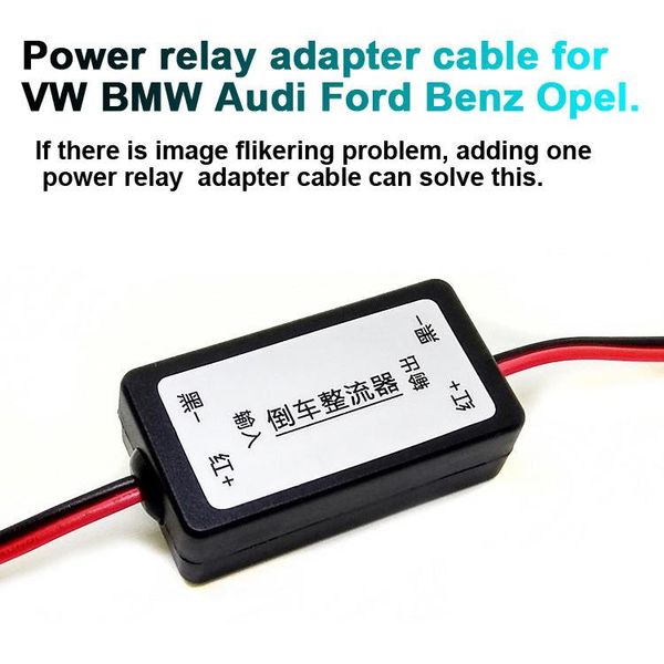 car rear view cameras& parking sensors power relay adapter for universal automotive with wire & harness socket
car rear view cameras& parking sensors power relay adapter for universal automotive with wire & harness socket