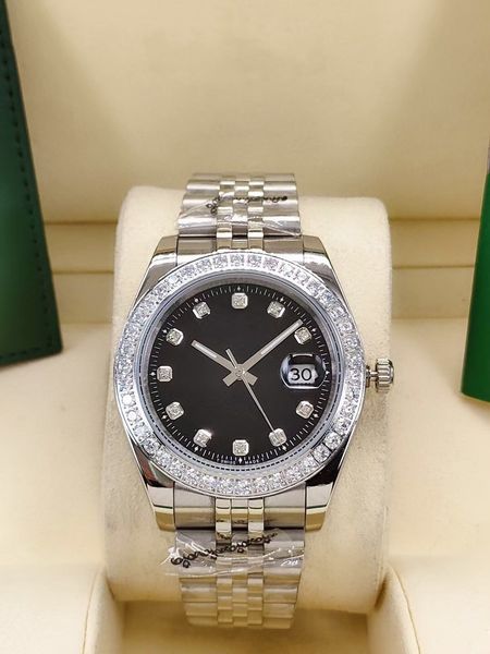 31mm women's watches full stainless steel strap automatic mechanical 2813 movement mens watch 41mm diamond iced out datejust male wrist, Slivery;brown
31mm women's watches full stainless steel strap automatic mechanical 2813 movement mens watch 41mm diamond iced out datejust male wrist, Slivery;brown