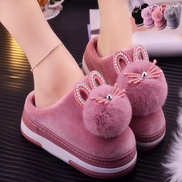 men's and women's winterindoorthermalhouseholdslippersloverscotton shoesbedroomlovelynonslipsoftbottommen'sandwomen'smuf, Black
men's and women's winterindoorthermalhouseholdslippersloverscotton shoesbedroomlovelynonslipsoftbottommen'sandwomen'smuf, Black
