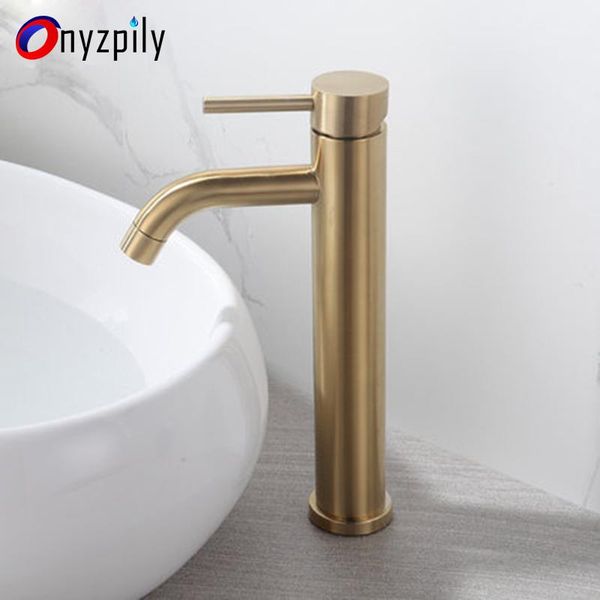bathroom sink faucets brushed gold table pot faucet cold and water washing single hole
bathroom sink faucets brushed gold table pot faucet cold and water washing single hole