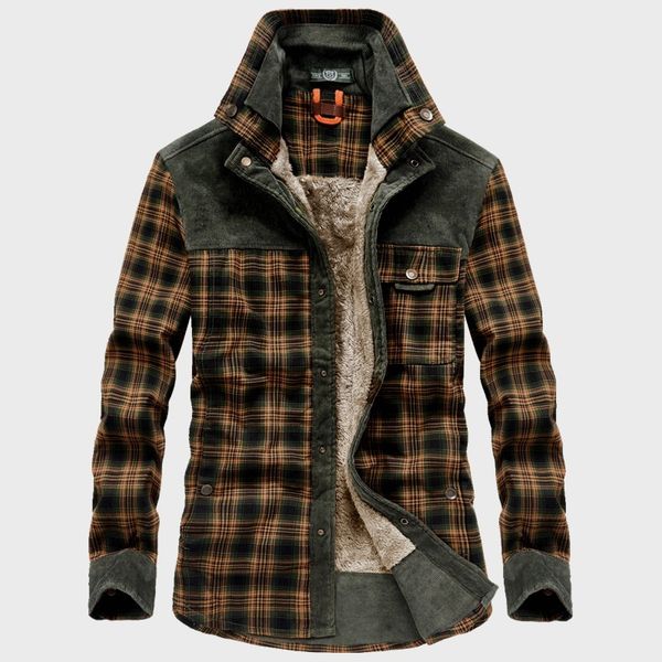 Men's Plush Long Sleeve Plaid Shirt autumn and winter warm casual cotton shirt men's wear, White;black
Men's Plush Long Sleeve Plaid Shirt autumn and winter warm casual cotton shirt men's wear, White;black