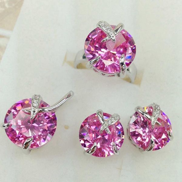 earrings & necklace shunxunze luxury jewelry sets for women's clothing accessories (ring/earring/pendant) pink cubic zirconia rhodium p, Silver
earrings & necklace shunxunze luxury jewelry sets for women's clothing accessories (ring/earring/pendant) pink cubic zirconia rhodium p, Silver