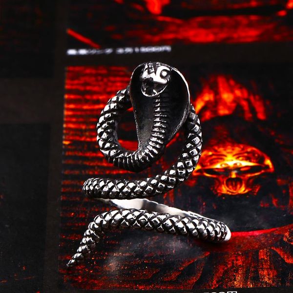 cluster rings beier 316l stainless steel snake king men's ring punk animal jewelry llbr8-686r, Golden;silver
cluster rings beier 316l stainless steel snake king men's ring punk animal jewelry llbr8-686r, Golden;silver