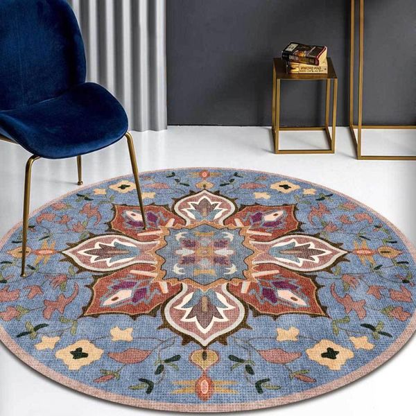 carpets american morocca style round carpet for living room bedroom enthnic floral kid rug retro computer chair non slip floor mat
carpets american morocca style round carpet for living room bedroom enthnic floral kid rug retro computer chair non slip floor mat