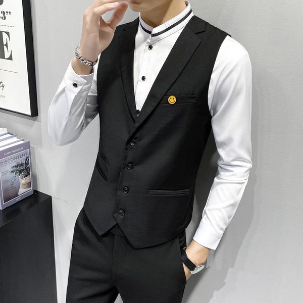 dress vests for men formal business nightclub work casual sleeveless wedding slim tuxedo waistcoat gilet homme men's, Black;white
dress vests for men formal business nightclub work casual sleeveless wedding slim tuxedo waistcoat gilet homme men's, Black;white