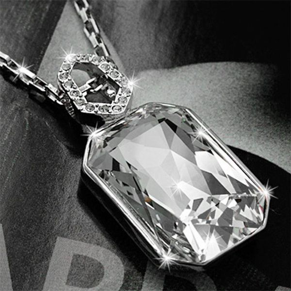 pendant necklaces elegant female crystal long necklace charming women wedding party fashion jewelry gifts for the year accessories, Silver
pendant necklaces elegant female crystal long necklace charming women wedding party fashion jewelry gifts for the year accessories, Silver