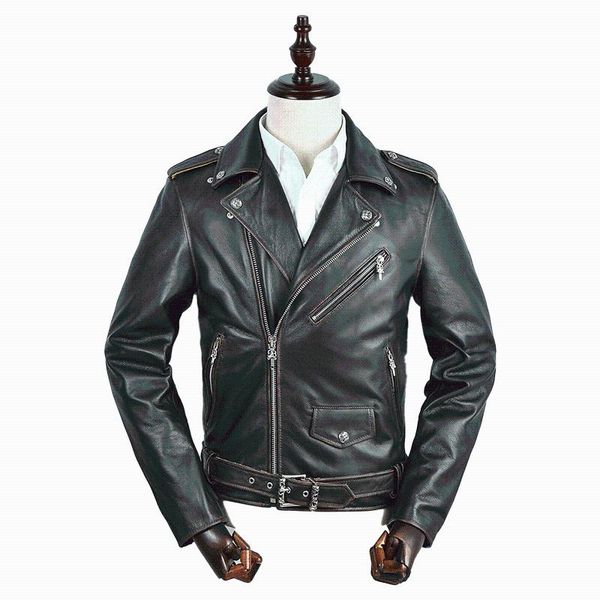 men's leather & faux 2021 vintage black genuine jacket men motorcycle style plus size 3xl real natural cowhide autumn slim fit biker co
men's leather & faux 2021 vintage black genuine jacket men motorcycle style plus size 3xl real natural cowhide autumn slim fit biker co