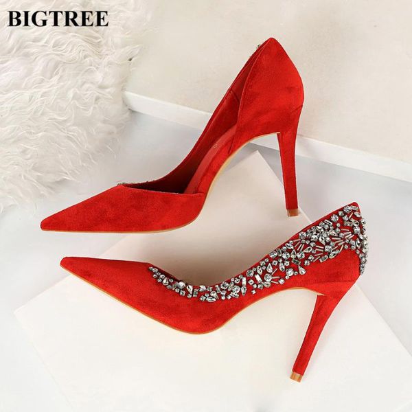 dress shoes rhinestone crystal soft flock shallow red wedding women side cut-outs pointed female high heels pumps party, Black
dress shoes rhinestone crystal soft flock shallow red wedding women side cut-outs pointed female high heels pumps party, Black