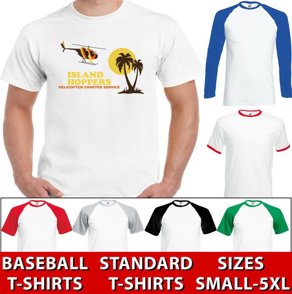 island hoppers man retro magnum pi t-shirt tom selleck's 80's helicopter tv show..., White;black
island hoppers man retro magnum pi t-shirt tom selleck's 80's helicopter tv show..., White;black