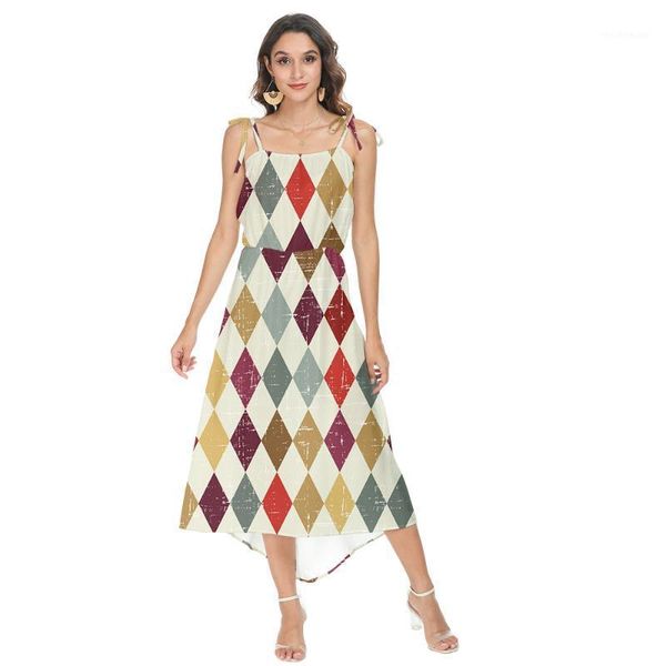 casual dresses retro pattern digital printing summer slim mid-length dress suspender, Black;gray
casual dresses retro pattern digital printing summer slim mid-length dress suspender, Black;gray