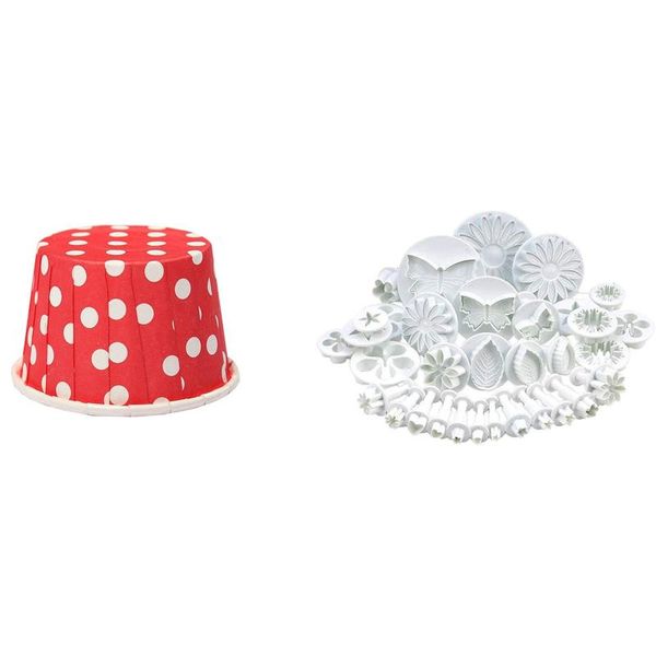 rolling pins & pastry boards 100 pcs wrapper paper cake case baking cups 33 sugar craft flower leaf butterfly heart shape decorating mold
rolling pins & pastry boards 100 pcs wrapper paper cake case baking cups 33 sugar craft flower leaf butterfly heart shape decorating mold