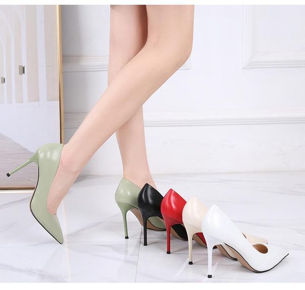 dress shoes rocwickline summer and autumn women's super high heels classics fashion mature concise slip-on pointed toe thin, Black
dress shoes rocwickline summer and autumn women's super high heels classics fashion mature concise slip-on pointed toe thin, Black