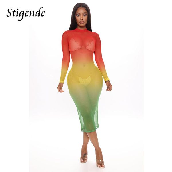 stigende slim fit gradient color dress women long sleeve see through mesh fashion transparent night club dresses casual, Black;gray
stigende slim fit gradient color dress women long sleeve see through mesh fashion transparent night club dresses casual, Black;gray