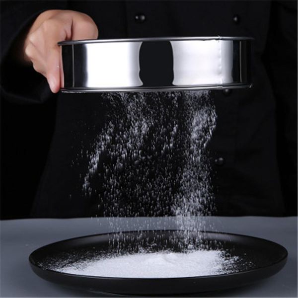 2pcs quality 304 flour sieve stainless for kitchen steel hand-held home round sampling sugar baking tool & pastry tools
2pcs quality 304 flour sieve stainless for kitchen steel hand-held home round sampling sugar baking tool & pastry tools