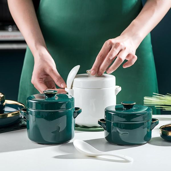 european-style household bird's nest with lid trumpet binaural soup pot simmer stew steamed egg bowl phnom penh bowls
european-style household bird's nest with lid trumpet binaural soup pot simmer stew steamed egg bowl phnom penh bowls
