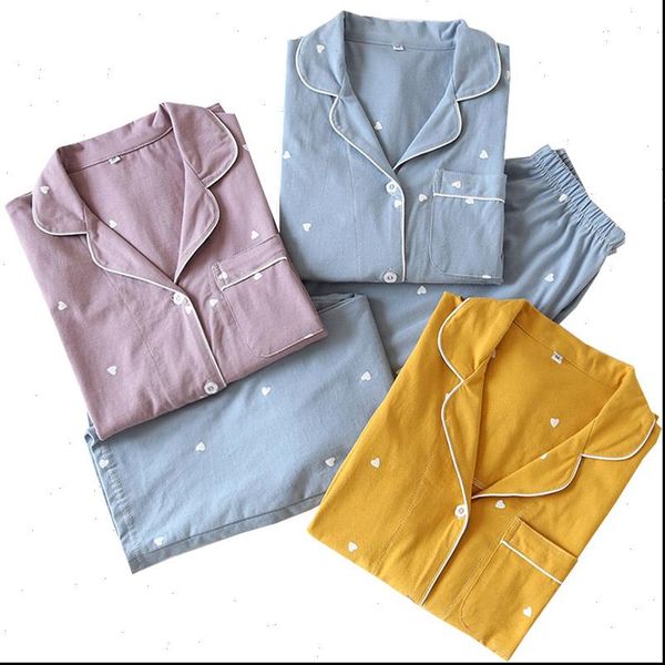 autumn winter knitted cotton pajamas women sleepwear set loose lapel thin homewear long sleeved large size soft living clothes, Black;red
autumn winter knitted cotton pajamas women sleepwear set loose lapel thin homewear long sleeved large size soft living clothes, Black;red