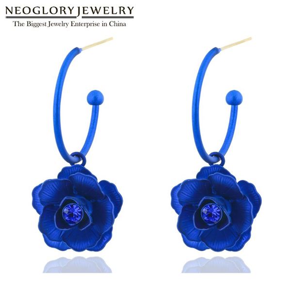 hoop & huggie neoglory blue red enamel crystal rose metal flowers earrings for women elegant charm rhinestone ear accessories gift, Golden;silver
hoop & huggie neoglory blue red enamel crystal rose metal flowers earrings for women elegant charm rhinestone ear accessories gift, Golden;silver