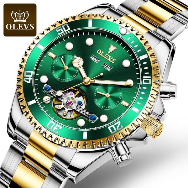 wristwatches mens watches fashion business automatic mechanical watch gold green casual waterproof relogio masculino, Slivery;brown
wristwatches mens watches fashion business automatic mechanical watch gold green casual waterproof relogio masculino, Slivery;brown