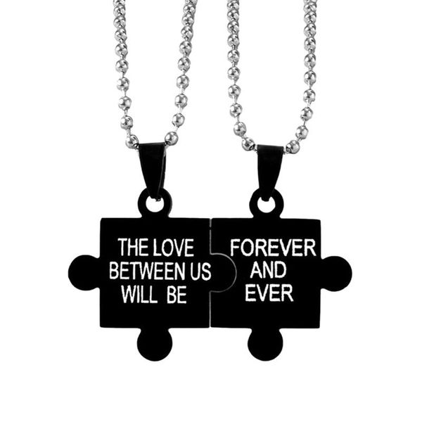 pendant necklaces couples jewelry black couple necklace the love between us will be pendants valentine's day, Silver
pendant necklaces couples jewelry black couple necklace the love between us will be pendants valentine's day, Silver