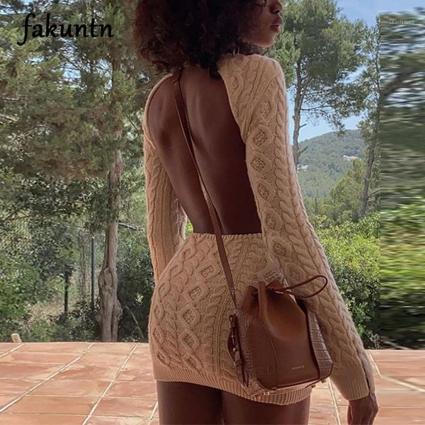 casual dresses fall winter fashion twist knitted long sleeve backless bodycon mini dress for women elegant warm outfits clothes, Black;gray
casual dresses fall winter fashion twist knitted long sleeve backless bodycon mini dress for women elegant warm outfits clothes, Black;gray