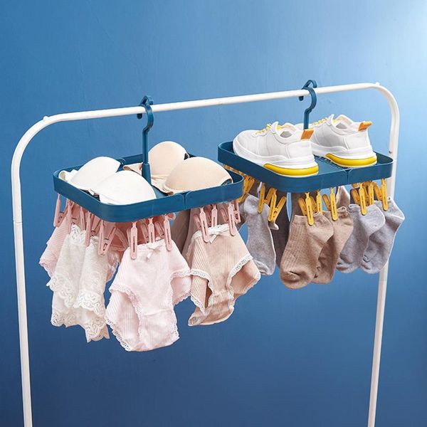 multifunctional clothes hanger anti-skid drying rack organizer with 22 clips socks sundry folding hangers & racks
multifunctional clothes hanger anti-skid drying rack organizer with 22 clips socks sundry folding hangers & racks