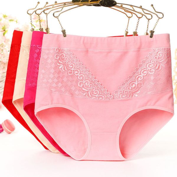 multi count pure cotton high waist super large size fat mm200kg lace side hip lifting triangle underwear women's, Black;pink
multi count pure cotton high waist super large size fat mm200kg lace side hip lifting triangle underwear women's, Black;pink