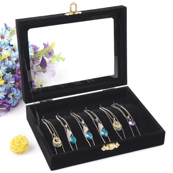high grade necklace box bracelet jewelry chains display case necklace pendants box jewelry decoration organizer showcase for women lady girl, Black;white
high grade necklace box bracelet jewelry chains display case necklace pendants box jewelry decoration organizer showcase for women lady girl, Black;white
