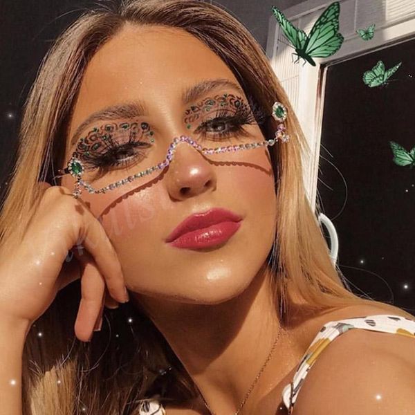 fashion sunglasses frames 2021 luxury decorative glasses crystal half frame diamond eyeglasses women female no lens accessories, Black
fashion sunglasses frames 2021 luxury decorative glasses crystal half frame diamond eyeglasses women female no lens accessories, Black
