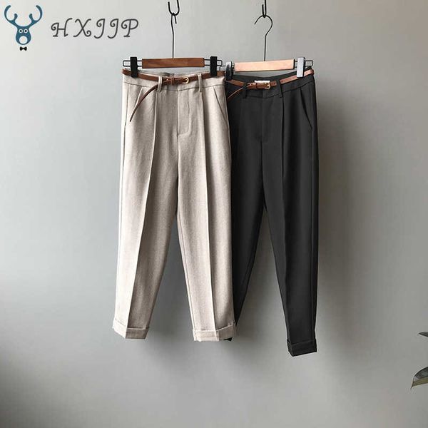 autumn korean version of british retro women's suit pants casual frilled high waist ankle-length straight slacks 210607, Black;white
autumn korean version of british retro women's suit pants casual frilled high waist ankle-length straight slacks 210607, Black;white