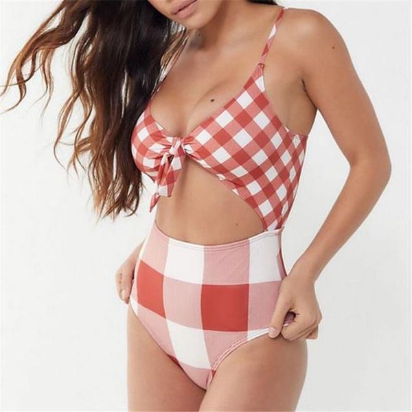 women's one-piece swimsuit boeknot padded bra swimwear plaid est summer bikini beachwear maillot de bain femme 2021 suits
women's one-piece swimsuit boeknot padded bra swimwear plaid est summer bikini beachwear maillot de bain femme 2021 suits