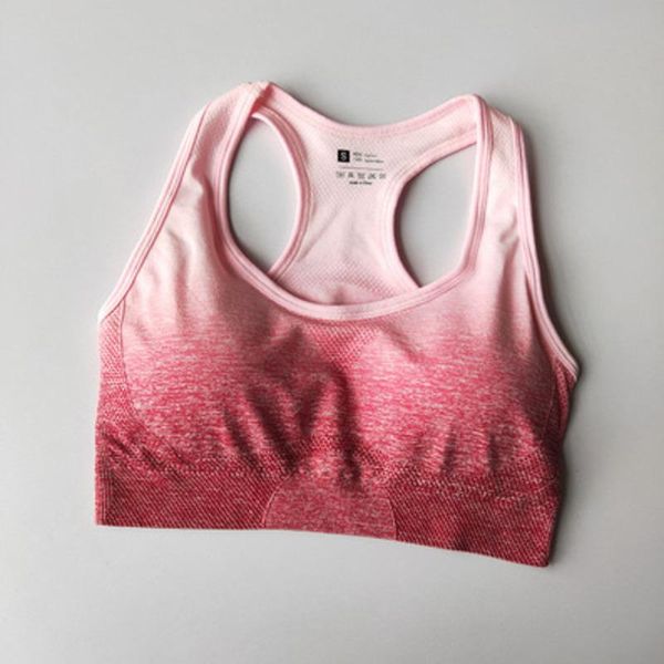 gym clothing running vest fitness quick-drying crop push up bra women gradient color yoga breathable shockproof sports bras, White;black
gym clothing running vest fitness quick-drying crop push up bra women gradient color yoga breathable shockproof sports bras, White;black