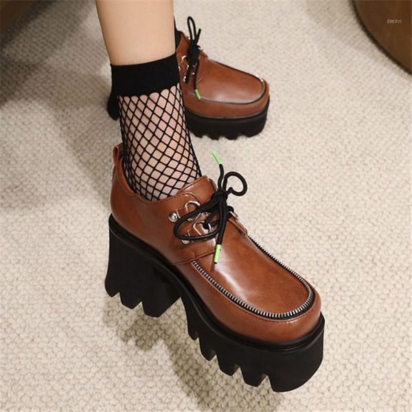 punk style women gothic shoes plus size 35-44 chunky high heels thick platform creepers 2021 spring lady pumps lace up dress, Black
punk style women gothic shoes plus size 35-44 chunky high heels thick platform creepers 2021 spring lady pumps lace up dress, Black
