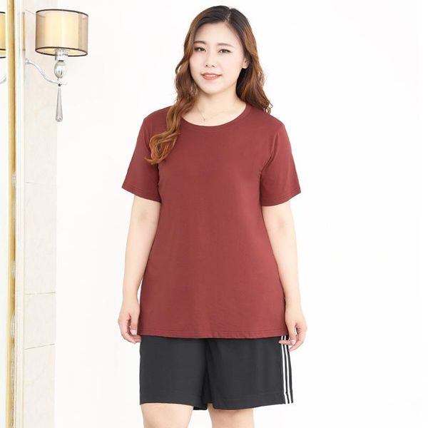 women's blouses & shirts large size women solid 4xl to 10xl plus casual hem split blusas mujer de moda t20118, White
women's blouses & shirts large size women solid 4xl to 10xl plus casual hem split blusas mujer de moda t20118, White