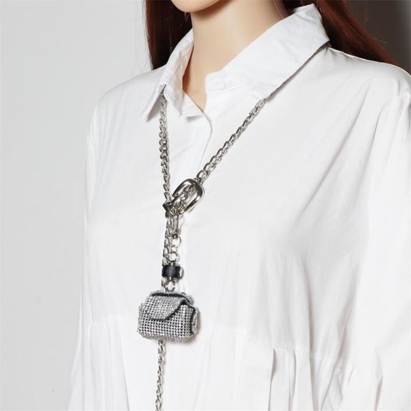 flash diamond mini waist bag detachable chain key hanging package decoration suit multi purpose pocket change
flash diamond mini waist bag detachable chain key hanging package decoration suit multi purpose pocket change