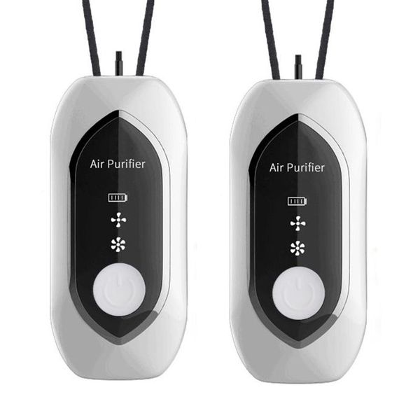 2pack air purifier portable, personal necklace usb rechargeable cleaner, mini ionic wearable purifiers
2pack air purifier portable, personal necklace usb rechargeable cleaner, mini ionic wearable purifiers