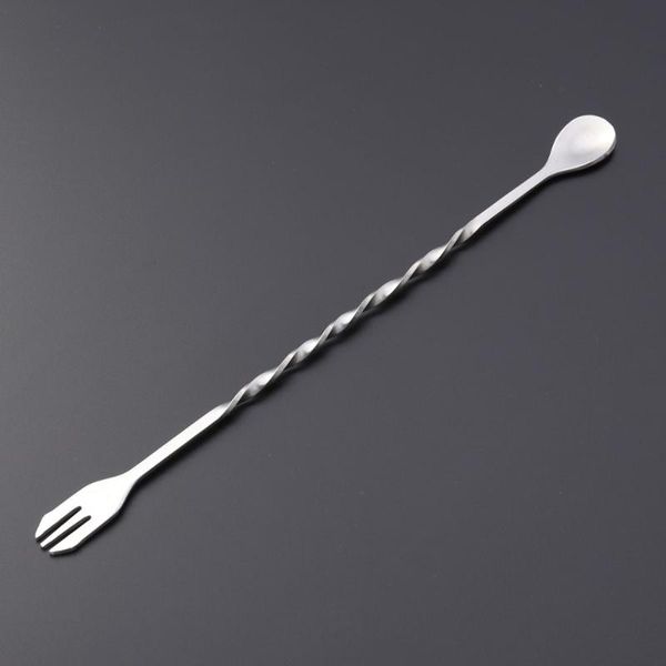 stainless steel cocktail pick spoon mixing fork swizzle stick long bar tea stirring twisted bartender tool - forks
stainless steel cocktail pick spoon mixing fork swizzle stick long bar tea stirring twisted bartender tool - forks