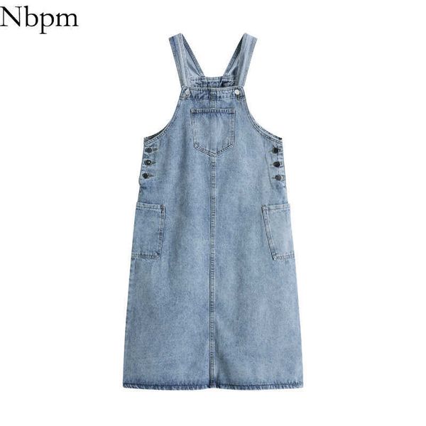 nbpm women chic fashion with denim strap dress all-match loose washed spring summer vintage sundresses cute pockets 210529, Black;gray
nbpm women chic fashion with denim strap dress all-match loose washed spring summer vintage sundresses cute pockets 210529, Black;gray