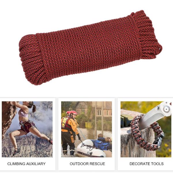 outdoor gadgets 20m 9 strand paracord parachute cord lanyard for camping climbing rope hiking clothesline tent guyline accessories
outdoor gadgets 20m 9 strand paracord parachute cord lanyard for camping climbing rope hiking clothesline tent guyline accessories