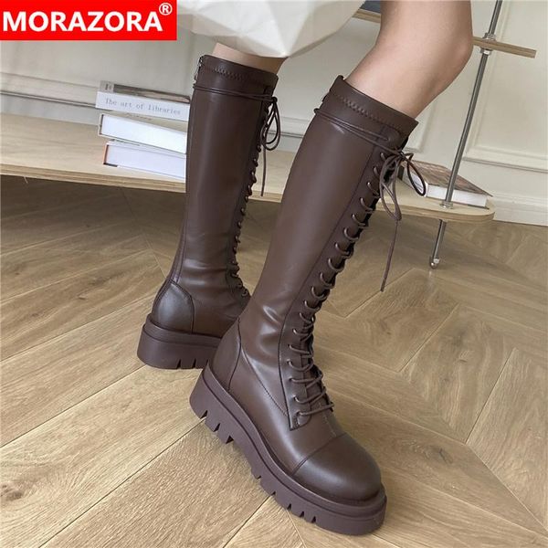 boots morazora plus size 34-43 women lace up knee high thick fur platform winter snow chunky ladies shoes, Black
boots morazora plus size 34-43 women lace up knee high thick fur platform winter snow chunky ladies shoes, Black