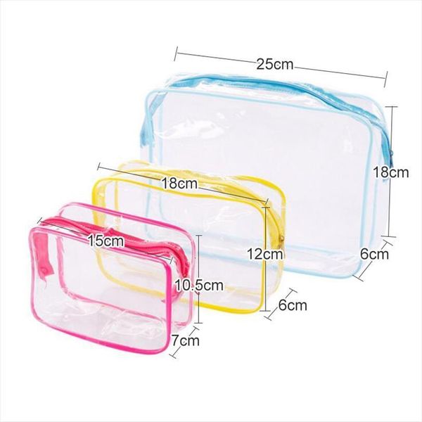 3pcs pack pvc transparent cosmetic bag make up waterproof organizer toiletry storage wash pouch travel adults zip bath tote
3pcs pack pvc transparent cosmetic bag make up waterproof organizer toiletry storage wash pouch travel adults zip bath tote