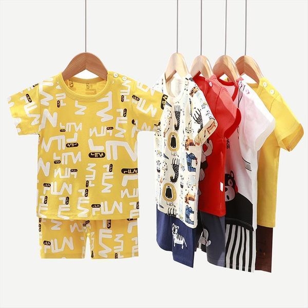 childrens short sleeved suits,summer clothes baby boys dinosaur tshirts cotton shorts set girls casual pajamas outfits suit, White
childrens short sleeved suits,summer clothes baby boys dinosaur tshirts cotton shorts set girls casual pajamas outfits suit, White
